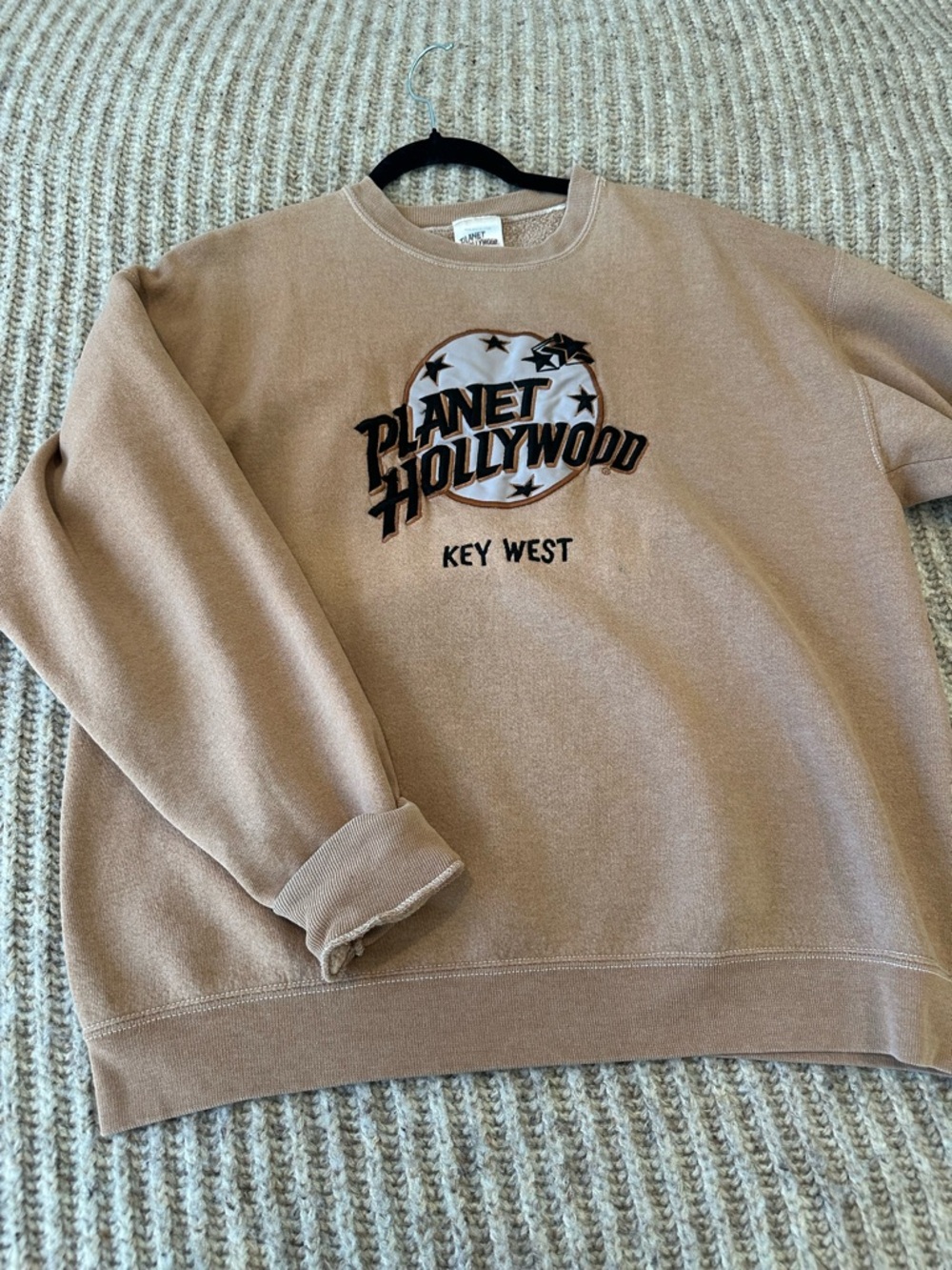 Planet Hollywood Key West Crewneck Sweatshirt - Tan